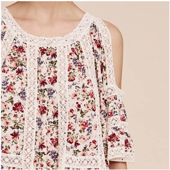 ANTHROPOLOGIE Blue Tassel Blouse / Size XS - Picture 5 of 9